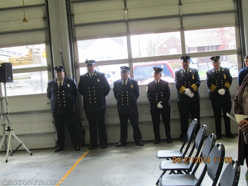 2014 Harmon Firehouse Memorial Service.  Photo by J. Powers.