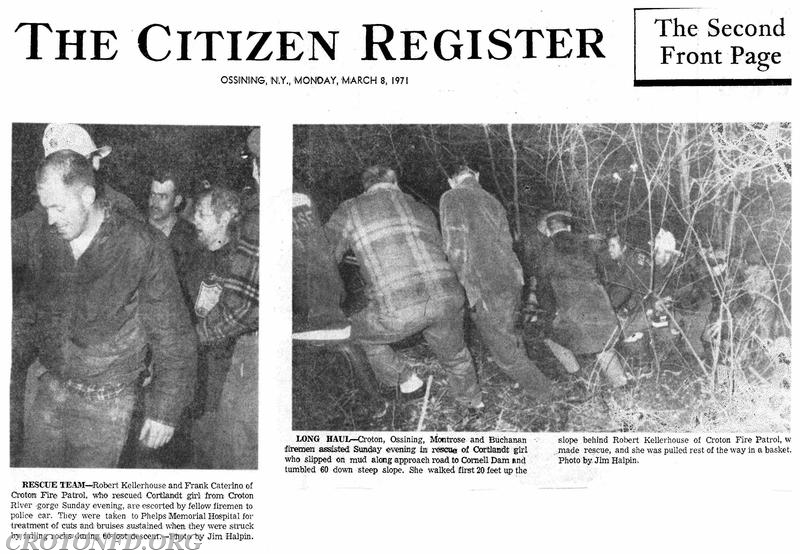 Route 129 Rescue, March 1971.