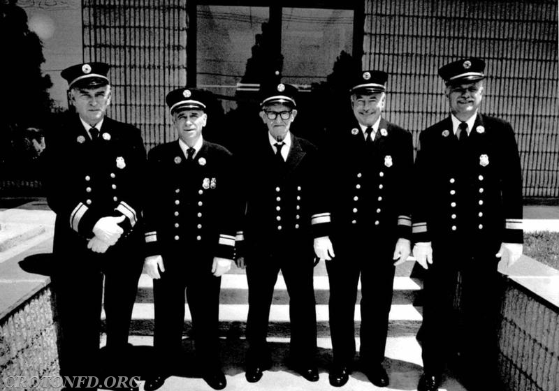 Ex-Chiefs of WECO 1980, Bill King, Toddy Munson, Joe Rose, Jake Dominello & Bob Anderson.