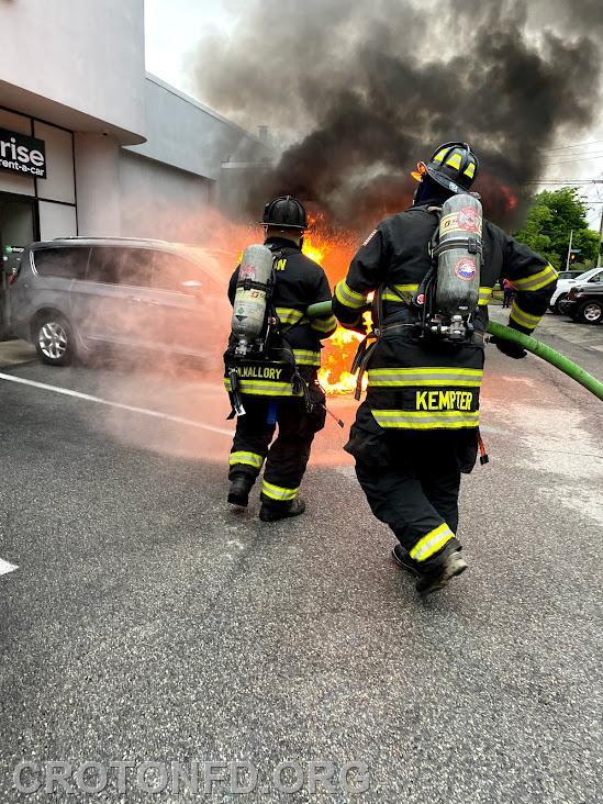 Car Fire at Croton Auto Park 5/5/2021
