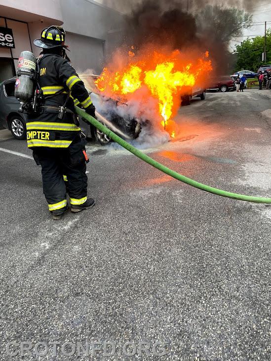 Car Fire at Croton Auto Park 5/5/2021