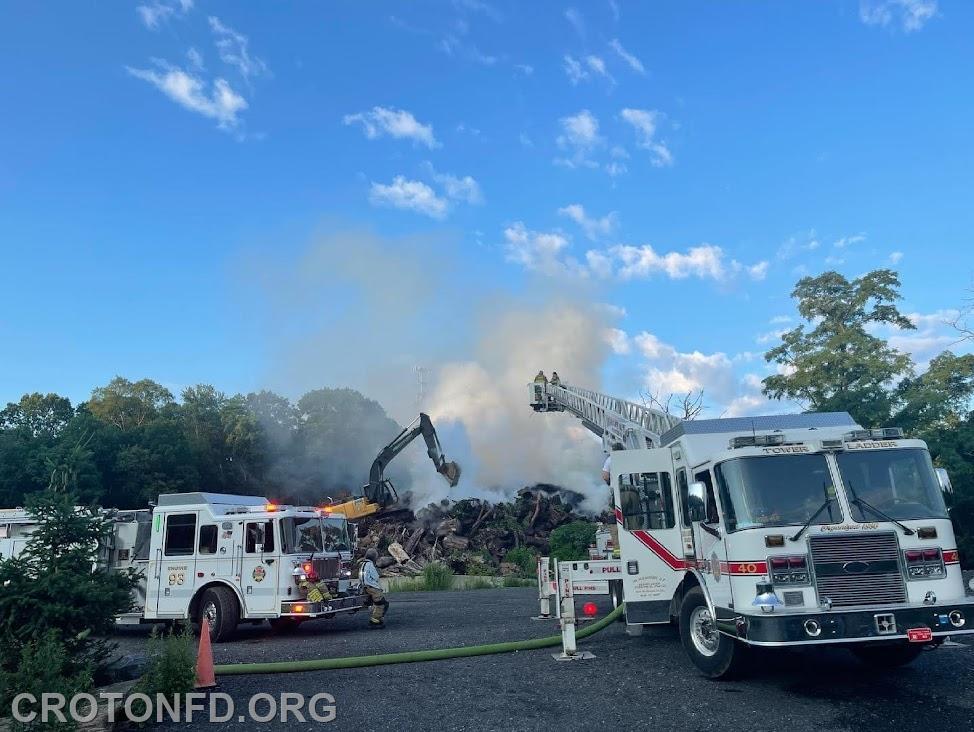 Mutual Aid Briarcliff: Large Debris Fire 7/10/2021